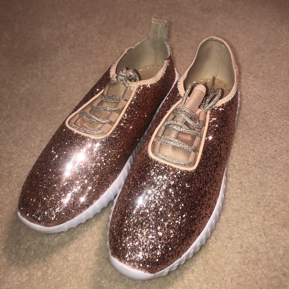 Rose Gold Sneakers